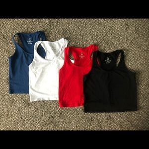 Priessei Rackerback Crop Tanks, Size M